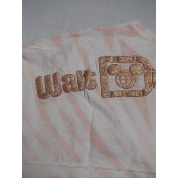 Disney Parks Spirit Jersey Tie Dye Pink White LWalt Disney World Long Sleeve - Picture 7 of 9